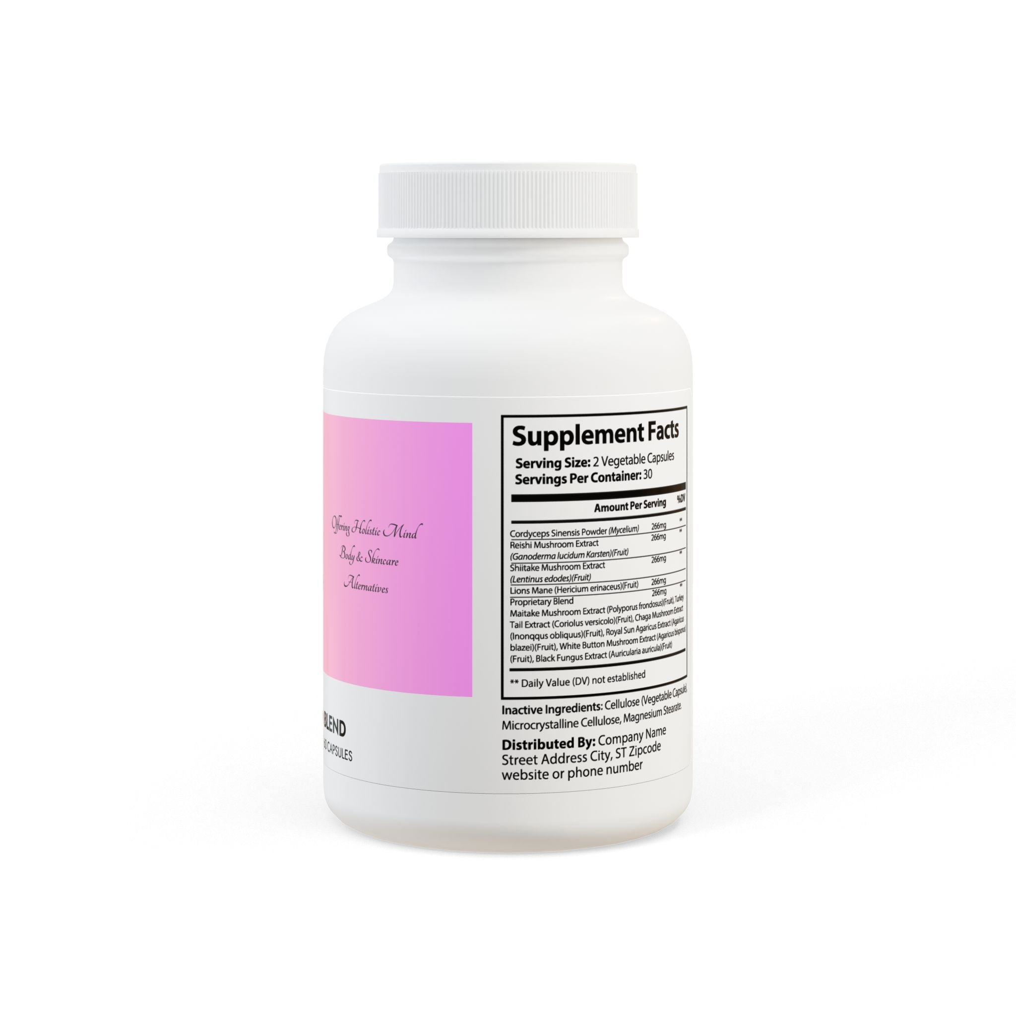 Mushroom Blend Supplement (60 Capsules)