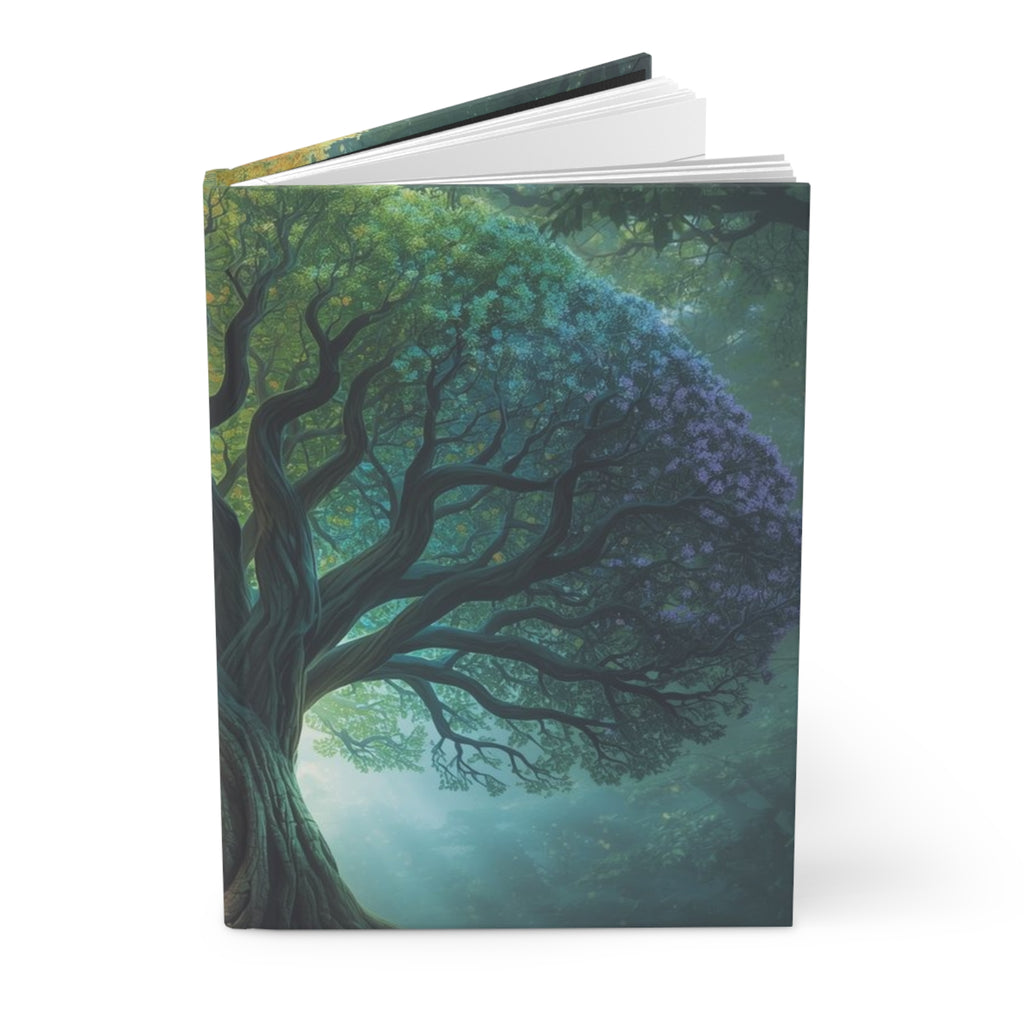 Hardcover Journal — Enchanted Season Tree Matte Notebook