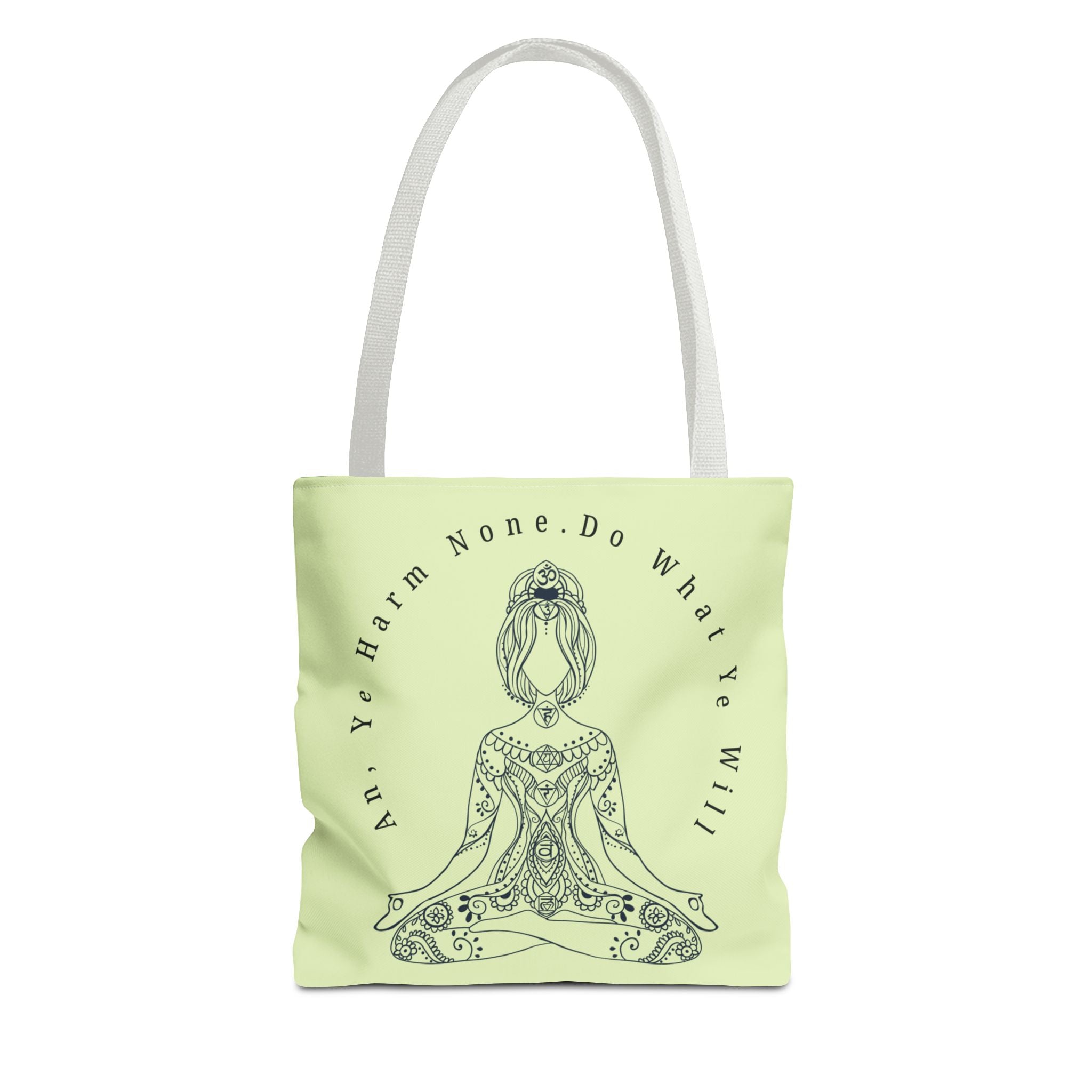 Wiccan 'An, Ye' Harm None. Do What Ye' Will' Tote Bag