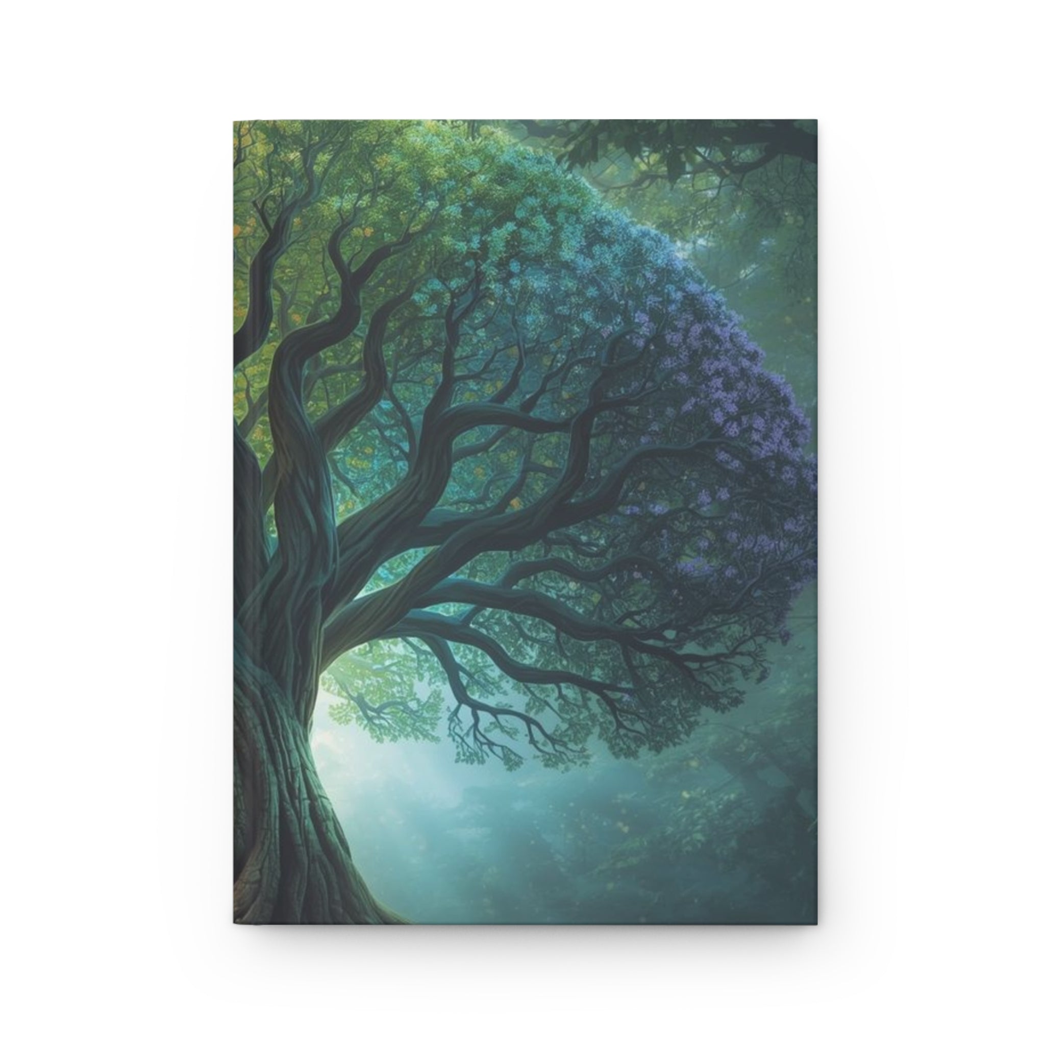 Hardcover Journal — Enchanted Season Tree Matte Notebook