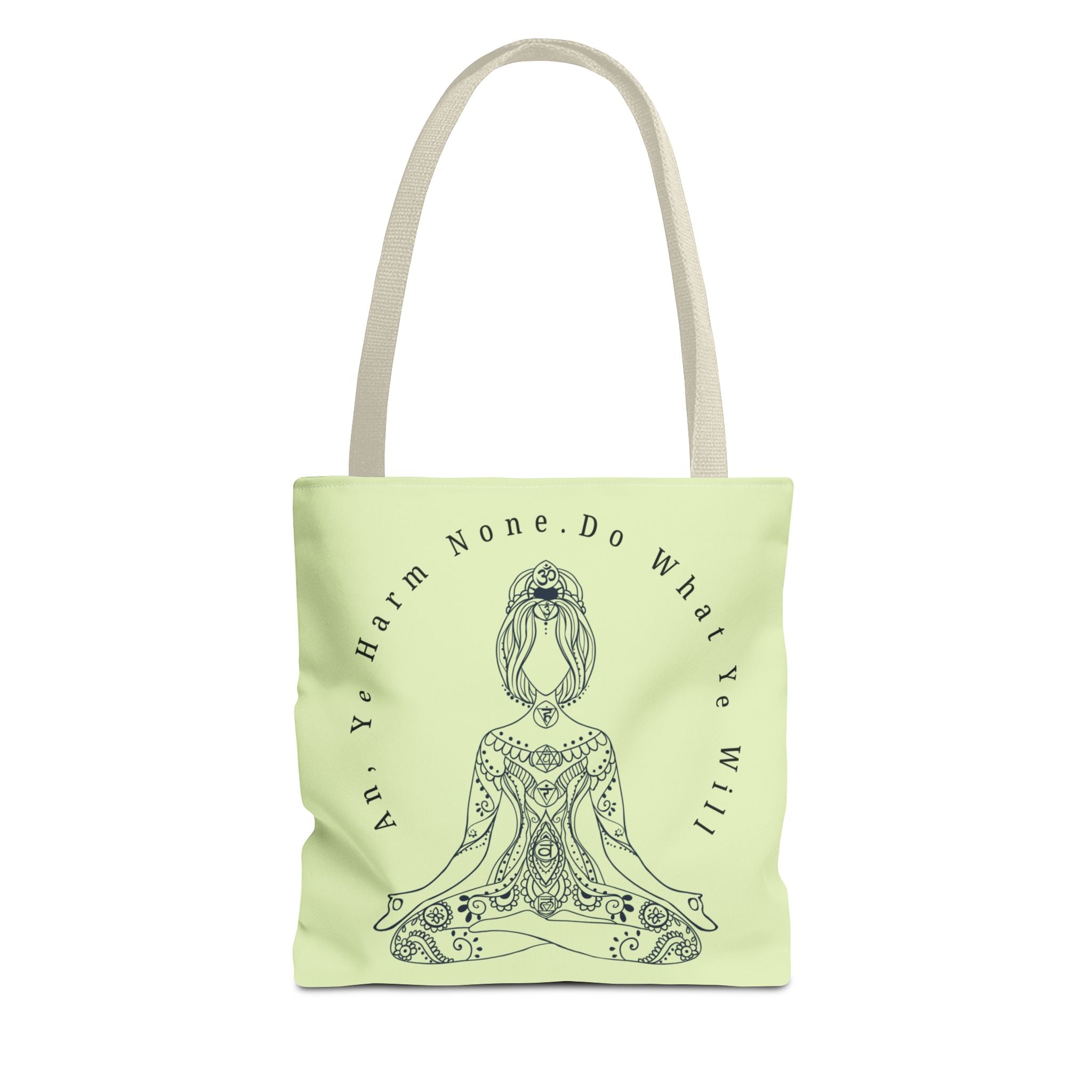 Wiccan 'An, Ye' Harm None. Do What Ye' Will' Tote Bag