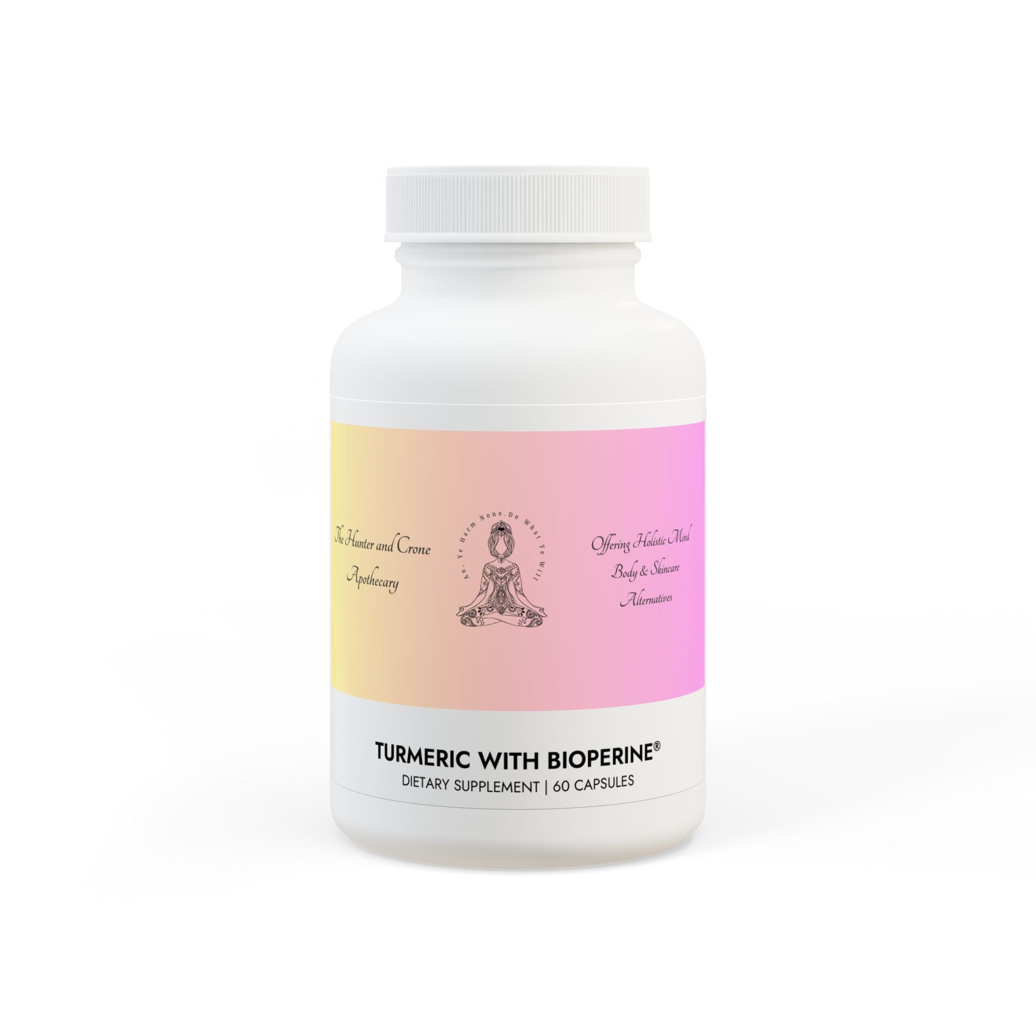 Turmeric with BioPerine® (Black Pepper Fruit Extract) Supplement (60 Capsules)