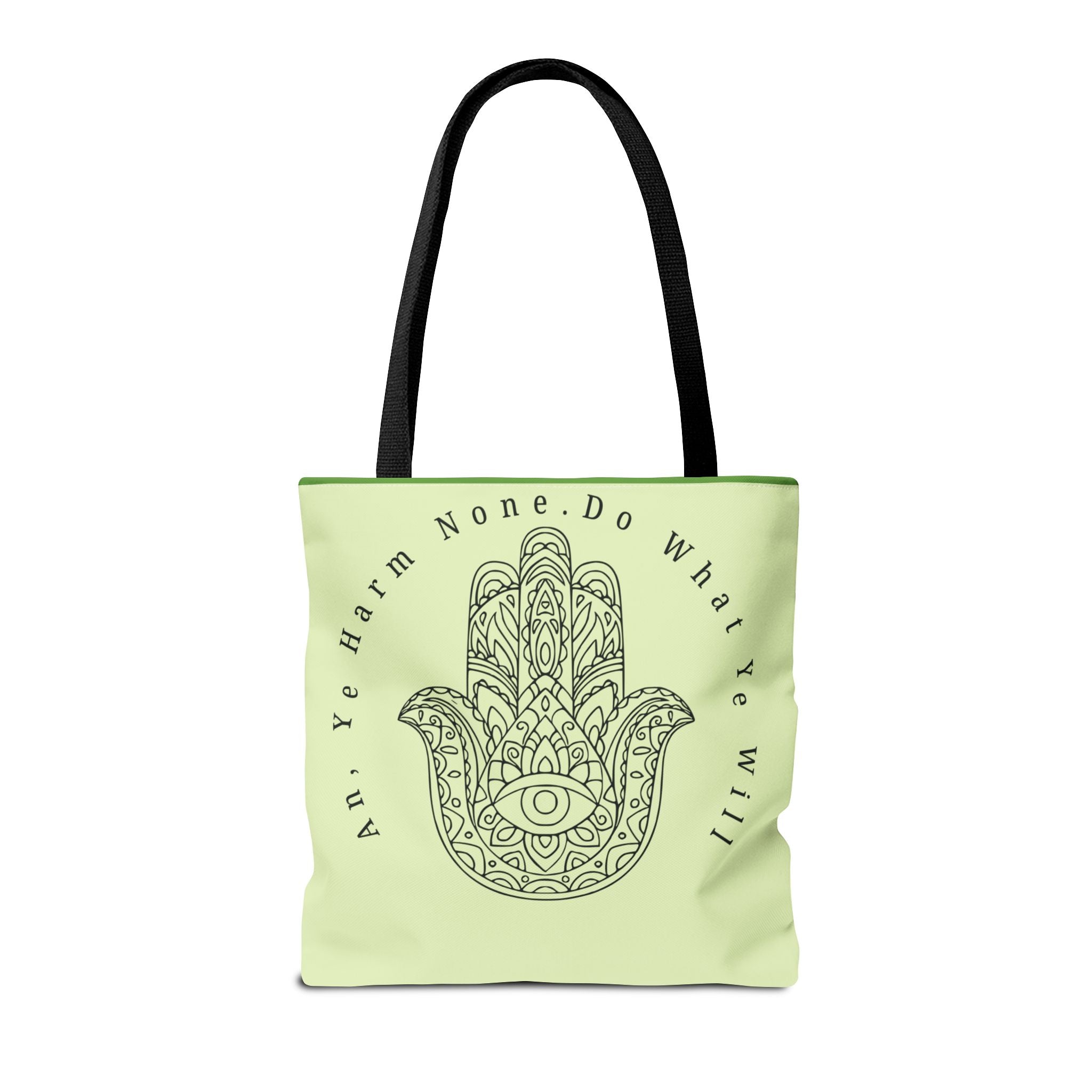 Wiccan 'An, Ye' Harm None. Do What Ye' Will' Tote Bag
