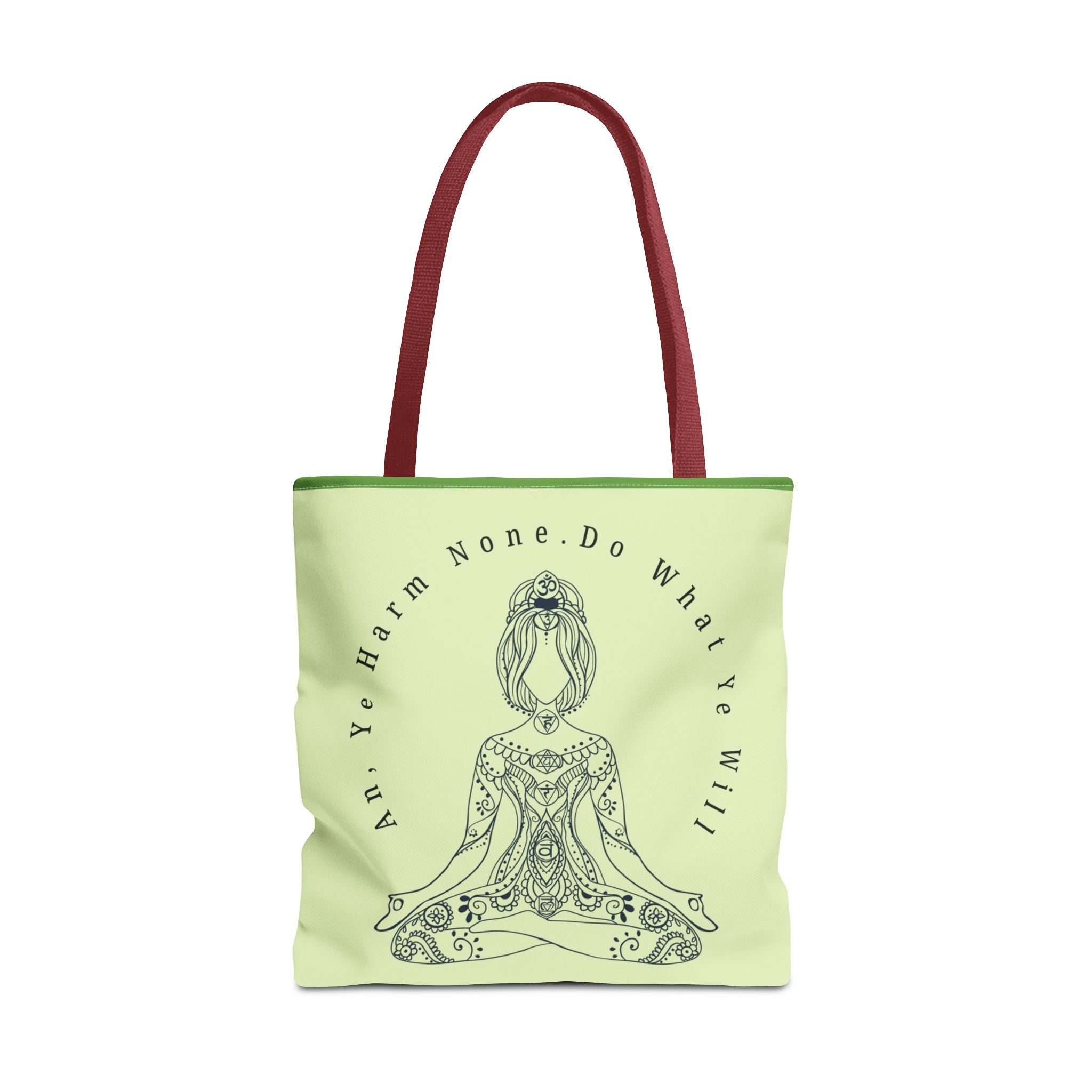 Wiccan 'An, Ye' Harm None. Do What Ye' Will' Tote Bag