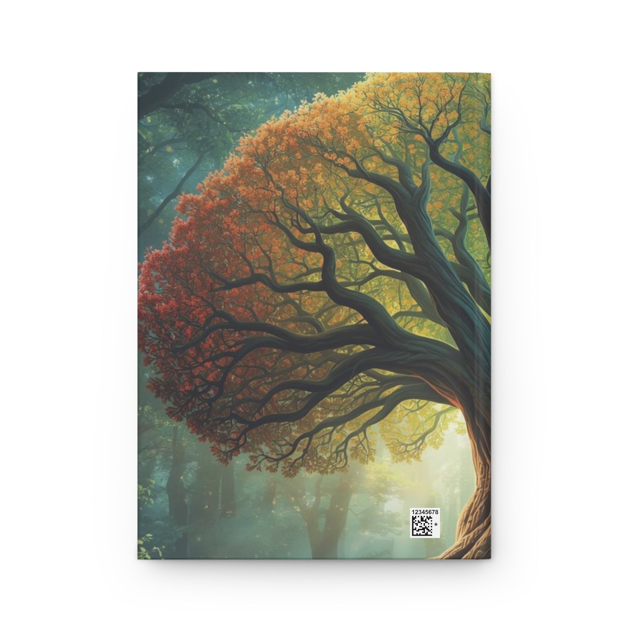 Hardcover Journal — Enchanted Season Tree Matte Notebook